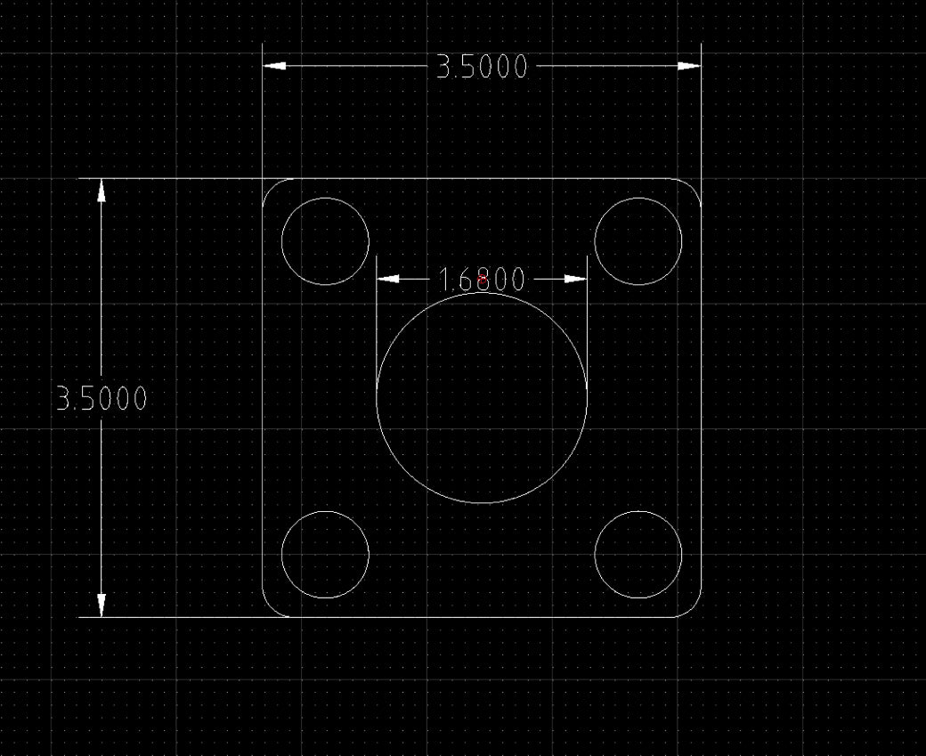 3.5" Levaplate® w/ post guide